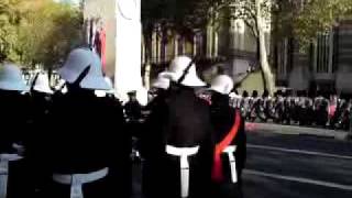 Royal marines Cenotaph 2011 Whitehall [upl. by Okihcim]