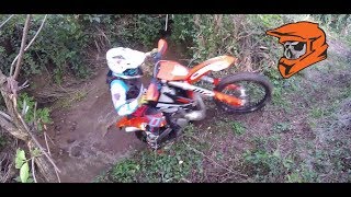 Enduro  Summer Ride  New bike KTM 300 exc 2017 [upl. by Nomzzaj806]