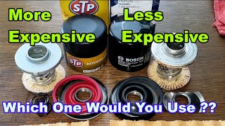 STP S6607XL Oil Filter vs Bosch 72230WS Oil Filter Cut Open Comparison [upl. by Yemarej112]