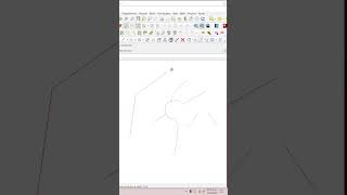 Qgis Dibujar linea con arcos y segmentos linea tutorial gistutorial qgistutorial digitalizacion [upl. by Ahtnams]