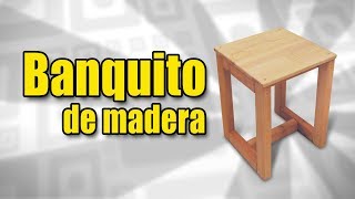 Banco de madera de pino  Muebles de madera  DIY [upl. by Galitea]