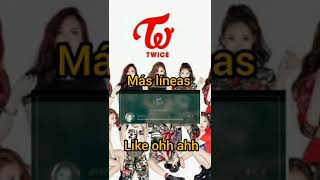 Integrantes de twice donde tienen más y menos líneas en las canciones suscribete por favor [upl. by Lance220]