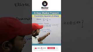 Parametric Equation of ellipse parametric coordinate of ellipse by er dsp sir mentor maths [upl. by Eelac]