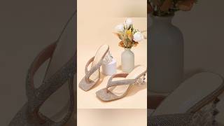 Stylish wedding shoesglass heels 👠💒 ✨ footwear trends shortsviral youtubeshorts [upl. by Otrebtuc]