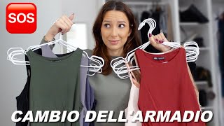 CAMBIO DELLARMADIO amp DECLUTTERING DEI VESTITI ESTIVI [upl. by Nilya]