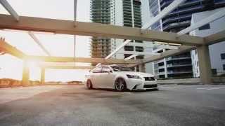 Lexus GS 350 FSport  Vossen 20quot VFS1 Concave Wheels  Video [upl. by Carlene]