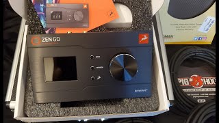 My Antelope Audio Zen Go SynergyCore Interface UnBoxing [upl. by Timon]