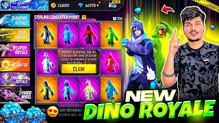 Free Fire I Got All Old To New Dino 😍In Dino Royale In 75 Diamonds💎 Garena Free Fire [upl. by Celestyna]