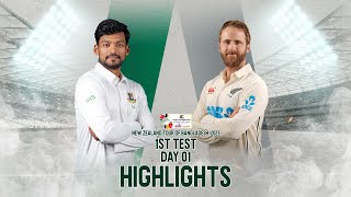 Bangladesh vs New Zealand Highlights  1st Test  Day 1  New Zealand Tour of Bangladesh 2023 [upl. by Rana]