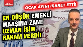 En düşük emekli maaşına Ocakta zam geliyor SGK Uzmanı Emin Yılmaz rakam vererek açıkladı [upl. by Ligriv]