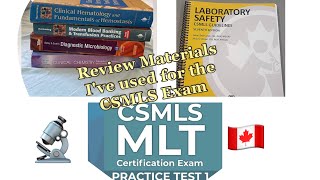 Review Materials Ive used when I studied for the CSMLS Exam  CSMLS EXAM Prep IEMLT [upl. by Atnuahc121]