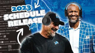 Detroit Lions 2023 Schedule Reveal [upl. by Notxam]