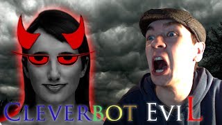 Cleverbot Evie  SHE KNOWS MY REAL NAME  Evie is EviL [upl. by Eelloh]