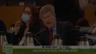 Jeffrey Sachs Blasts Global Food System at UN PreSummit – A WakeUp Call for the Future of Foodquot [upl. by Stella]