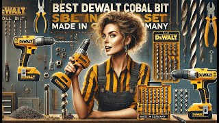 🛠️ DEWALT Cobalt Alloy Steel Drill Bit Set  Best Dewalt Cobalt Drill Bit Set Made in Germany 🇩🇪 [upl. by Halik431]