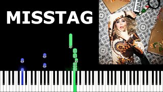 Misstag  Miss Li  Piano Tutorial [upl. by Anitniuq543]