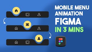 Mobile Menu Animation in Figma [upl. by Necyrb244]