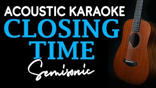 CLOSING TIME  Semisonic  ACOUSTIC KARAOKE [upl. by Eiten337]