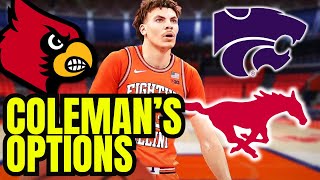 Louisville Kansas State and SMU are reportedly after Coleman Hawkins  where will he go [upl. by Ancelin]