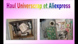 Haul Universcrap et Aliexpress [upl. by Lanza603]