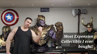 8500 Queen Thanos Giant Life Size Bust UnboxingReview [upl. by Nylinnej]