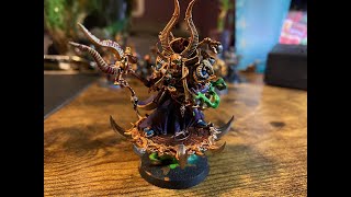 Painting Ahriman  ASMR No Talking Warhammer 40K miniatures  Thousand Sons [upl. by Baras]