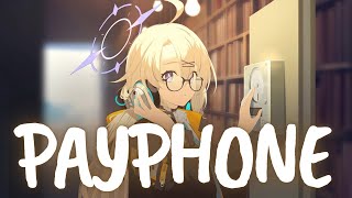 Payphone  Maroon 5 Nightcore Lyrics [upl. by Ellekcir]