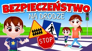 Kazio i BEZPIECZEŃSTWO NA DRODZE film edukacyjny dla dzieci 🔴🟢 [upl. by Hime]