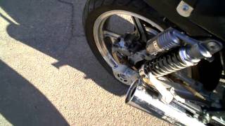 Zephyr 550 exhaust sound [upl. by Cynthea]