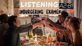 LUISTEREN A2B1 OEFENING VOOR INBURGERING EXAMEN  THEMA CONCERT  AAN TAFEL  LUNCHEN  VOETBAL [upl. by Nageet]