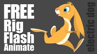 Free Adobe Animate CC amp Flash Character Rig puppet [upl. by Holzman433]