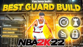 MOST OVERPOWERED GUARD BUILD IN NBA 2K22 CURRENT GEN  BEST BUILD FOR 2s amp 3s LIMITLESS GREENS [upl. by Carlstrom438]