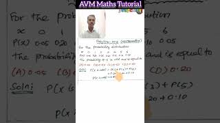 TNSET Maths  Probability  Discrete random variable  tnsetmaths  tnset2024  probability [upl. by Narol]