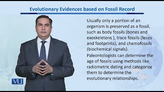 Evolutionary Evidences based on Fossil Record  Biodiversity amp EvolutionII  BT201Topic157 [upl. by Jere]