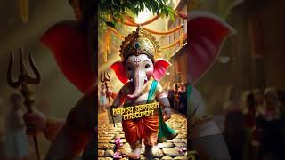 Bappa Vighnaharta 🙏ganeshchaturthi ganpati treanding shorts ganeshutsavmumbai shriganeshadeva [upl. by Adnahsat]