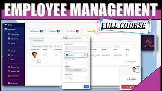 Completely build Employee Management System with NET 8 Blazor Wasm amp API  CRUD Print PDF etc [upl. by Felise]