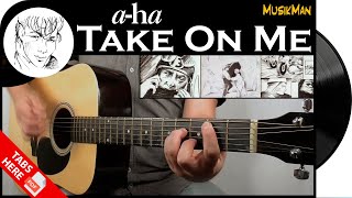 TAKE ON ME 💃🏃  AHa  GUITAR Cover  MusikMan N°118 [upl. by Geirk579]