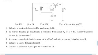 EP27 Exercice dapplication Stabilisation avec montage Darlington [upl. by Mureil]