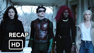 Titans Series Recap Trailer HD HBO Max superhero series [upl. by Emarie904]