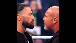 Roman Reigns vs Goldberg Universal Title Match WWE Elimination Chamber 2022 💯 wwe wrestling [upl. by Eiznekam]