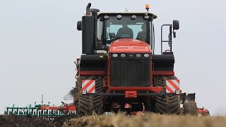 Versatile 550DT with Kverneland 12 furrow plough coming close  Take III [upl. by Akemal247]