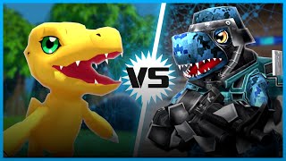 Agumon VS Commandramon Digimon VS [upl. by Barden513]