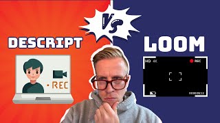 Comparison Descript vs Loom for Screen Recording [upl. by Adirehs]