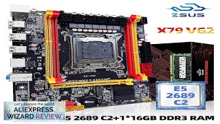 ZSUS X79 VG2 Motherboard Set Kit With Intel LGA2011 Xeon E5 2689 Review [upl. by Ylro]