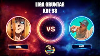 LIGA GRUNTAR KOF 98 GAARA VS CACO [upl. by Aicilana]