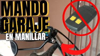 INSTALAR MANDO de Garaje en MANILLAR MOTO  Tutorial mando a distancia de parking con pulsadorbotón [upl. by Zahc]