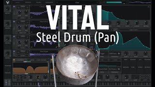 How To Steel DrumPan in Vital  Synthesis Sound Design Tutorial [upl. by Swagerty498]