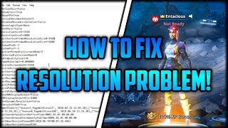 Fortnite  How to FIX Resolutions Problem  Wont go to Full Screen Issue  After Patch Update [upl. by Eedyaj]