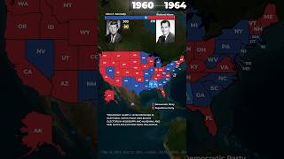 60 Years of US Elections—How the Electoral Map Has Changed [upl. by Araas]