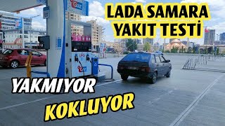 ŞEHİR İÇİ 7 LİTRE  LADA SAMARA NE KADAR YAKIYOR  Yakıt Tüketim Testi [upl. by Nodnahs377]